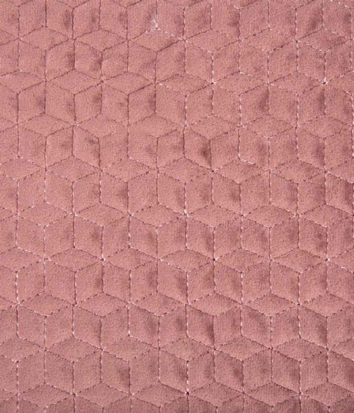 Present Time Poduszkę dekoracyjne Cushion Hexagon Velvet Faded pink (PT3675)